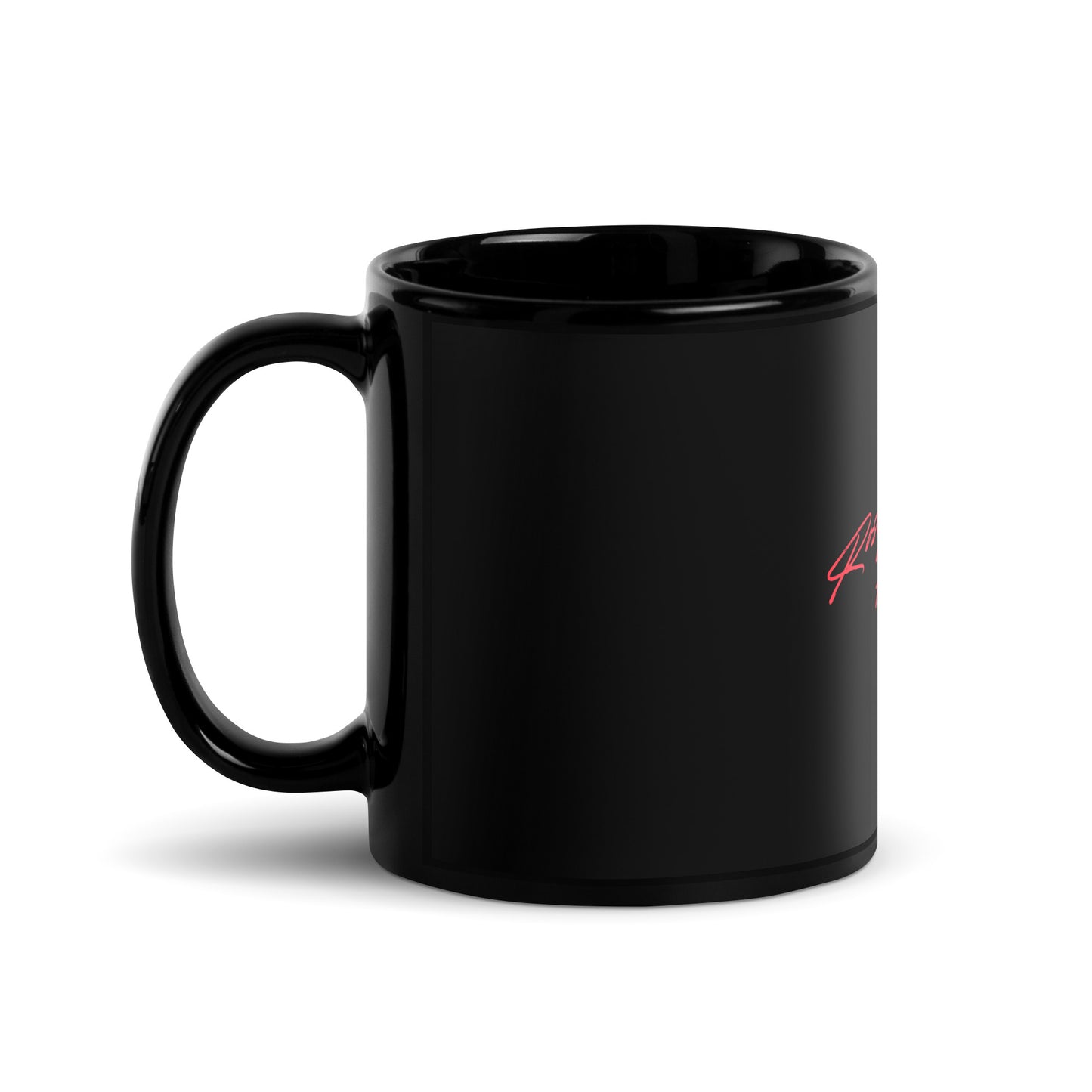 Black Logo Glossy Mug
