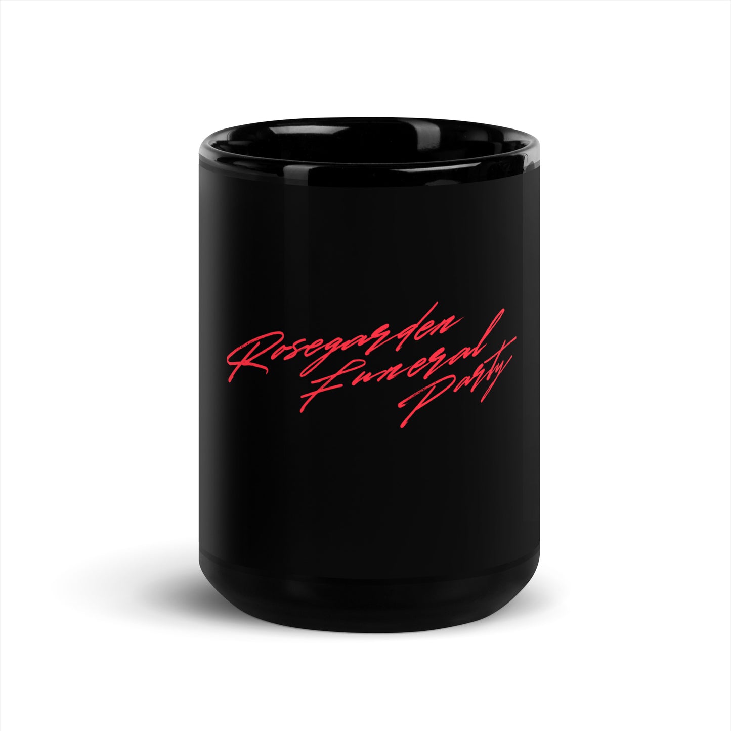 Black Logo Glossy Mug