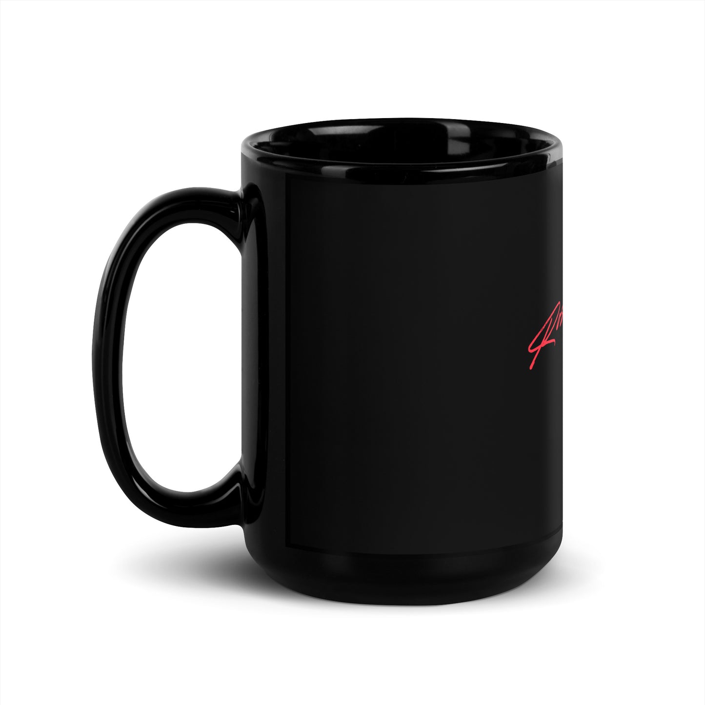 Black Logo Glossy Mug