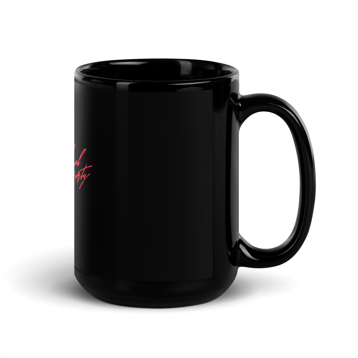 Black Logo Glossy Mug