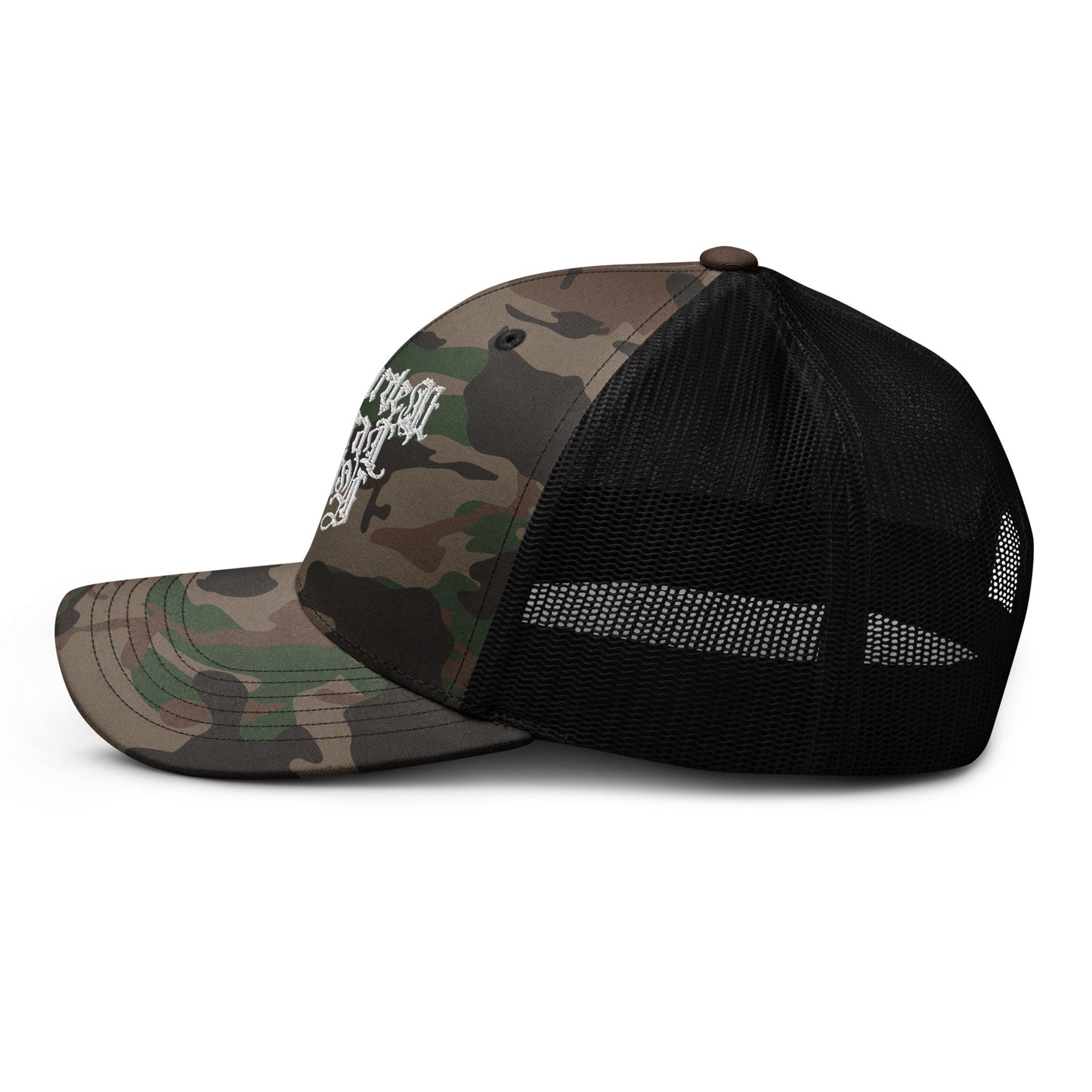 Camo Rosegarden Funeral Party hat