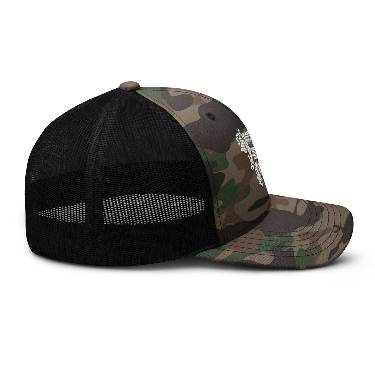 Camo Rosegarden Funeral Party hat