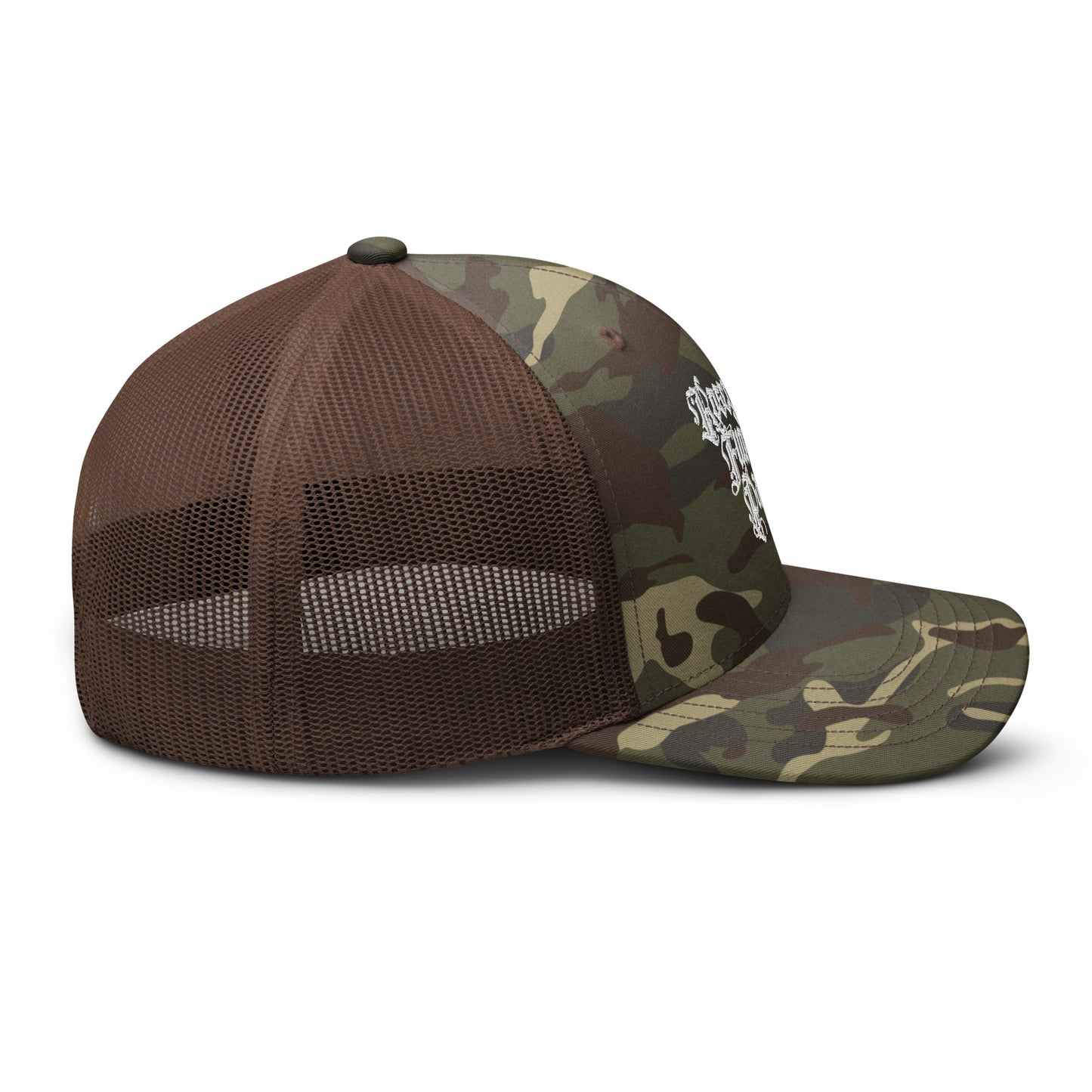 Camo Rosegarden Funeral Party hat