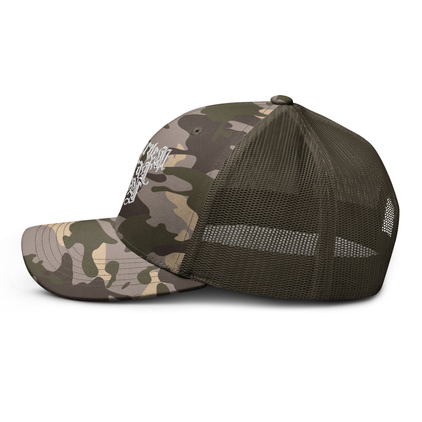 Camo Rosegarden Funeral Party hat
