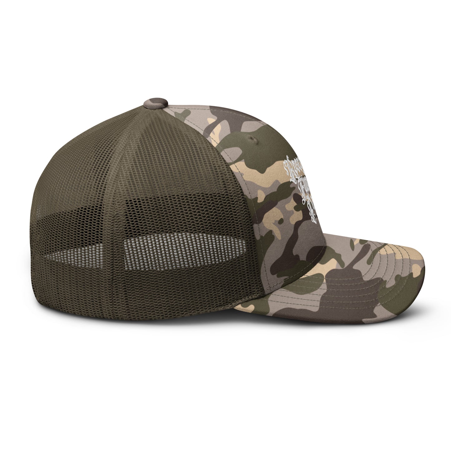 Camo Rosegarden Funeral Party hat