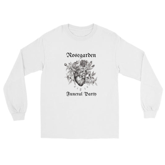 Anatomical Heart White Long Sleeve Shirt